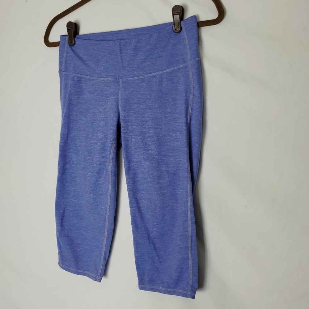 Athleta Heather Purple Legging Capris Size Small